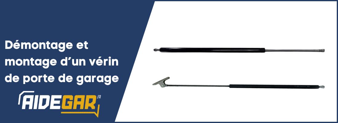 Démontage et montage d’un vérin de porte de garage